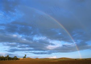 蓝天白云素材概念摄影图片