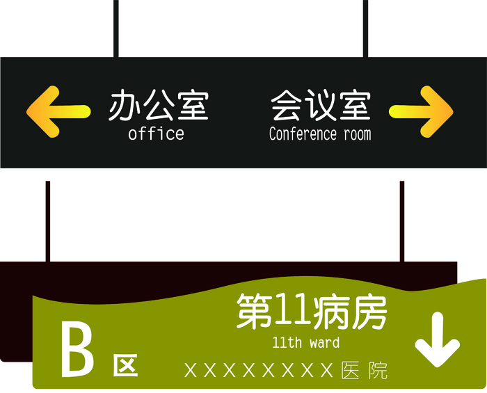 导视牌标识牌指示牌指引牌