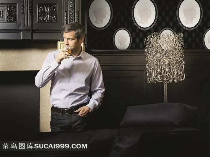 欧美室内效果图男人