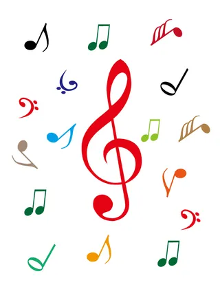 音乐符号矢量素材