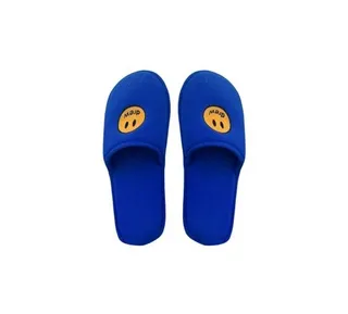 蓝色拖鞋 PNG免抠