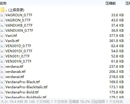 字体（V-W-X）