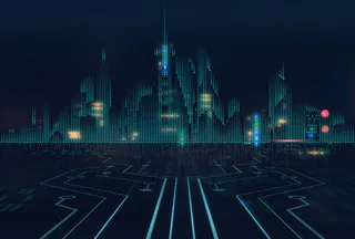 几何抽象粒子线条光线科技感网页banner展板背景AI矢量设计素材