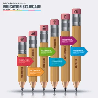 ppt素材3d数据图表模板可视化图形统计标签矢量图标模型ai源文件