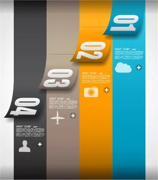 免抠彩色折纸图案