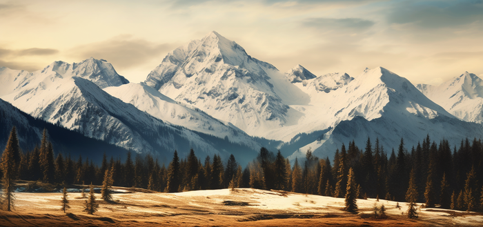 全景远景远处的雪山背景摄影图(4800x2256)