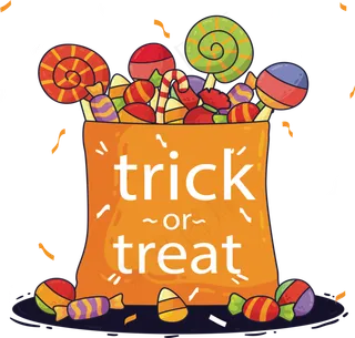 卡通万圣节节日糖果