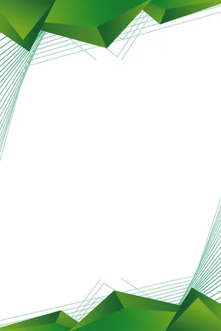 绿色背景科技制度展板