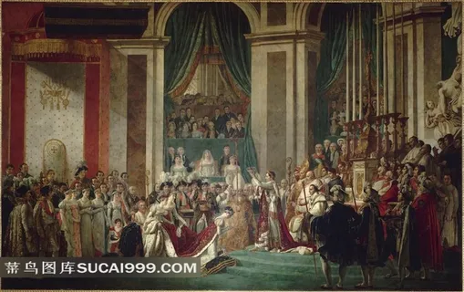 高清西方古典人物皇室人物巴洛克艺术油画装饰画