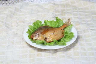 47毛峰焗平鱼  香辣虾