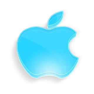 蓝色苹果标识