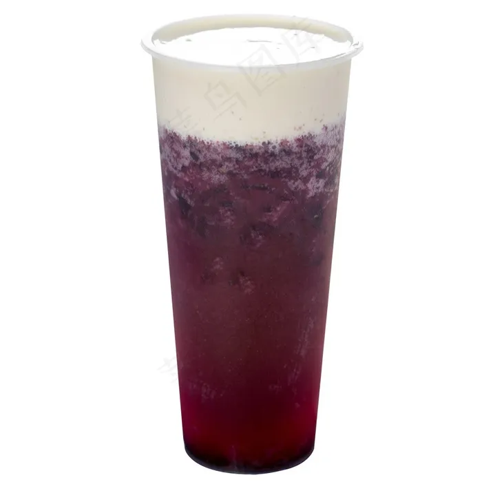 奶茶店饮品图片-芝士红提（免抠图）