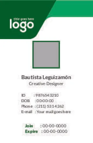 重绿工作证名片