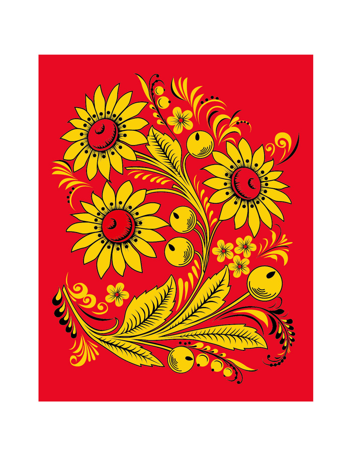 中式传统花朵纹样