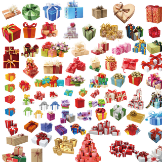 礼包盒素材情人节