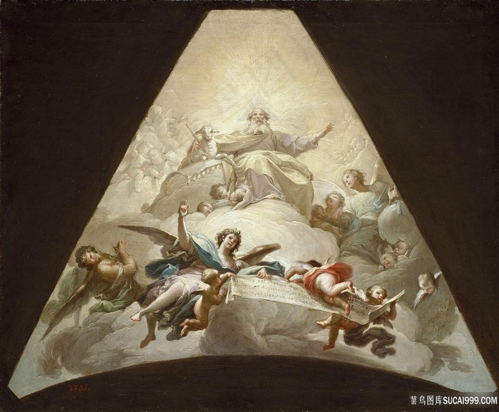 巴约和苏比亚，弗兰西斯科，凯旋，羊羔，上帝