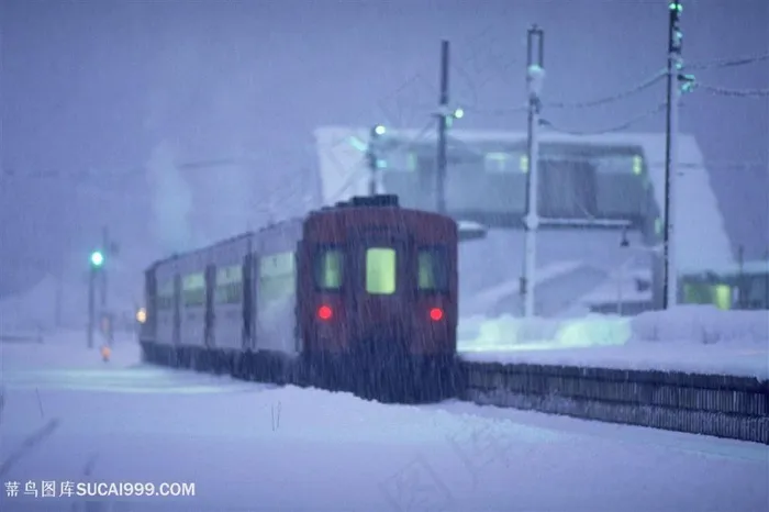 冬季铁路火车壁纸