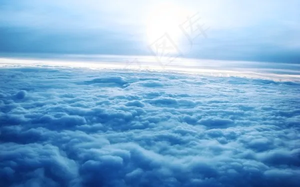 高空上的云彩