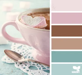 冬天系配色色卡色彩搭配