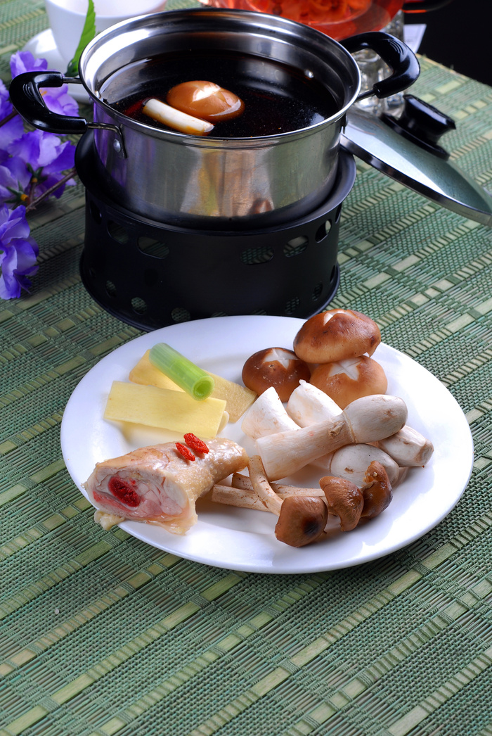 火锅麻辣烫锅底川菜锅底-菌王鸡汤锅底