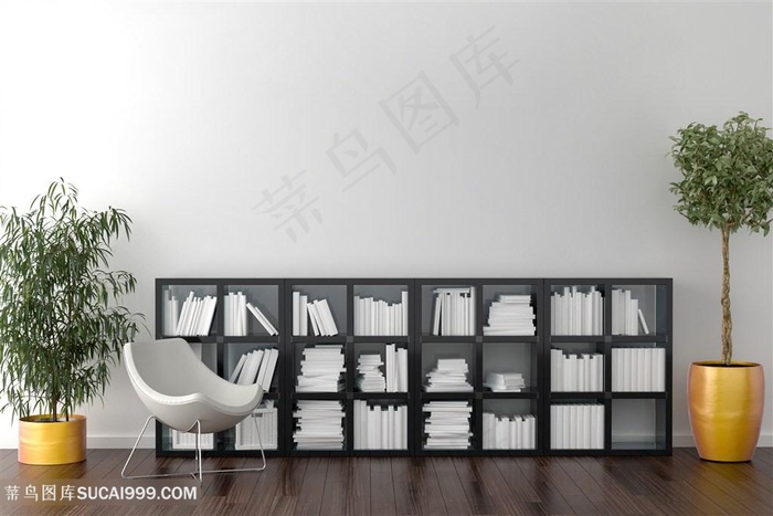 书房软装效果图高清