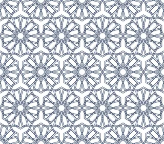 古典线条底纹蓝色设计背景