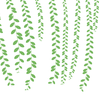 春天绿色春季水墨柳树柳条柳叶春季海报设计PNG免扣素材