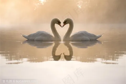 雪地里展开翅膀的高清天鹅素材鸟图片 雪地里展开翅膀的高清天鹅素材鸟图片