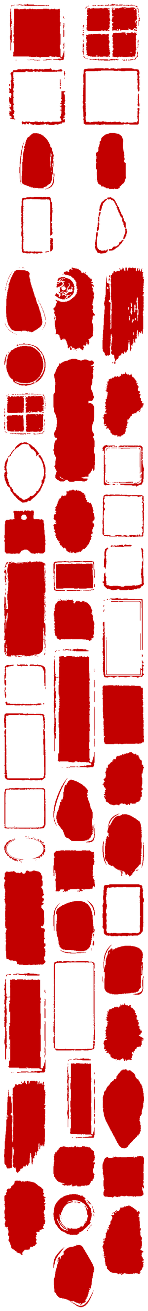 水印水泥红色印章免扣