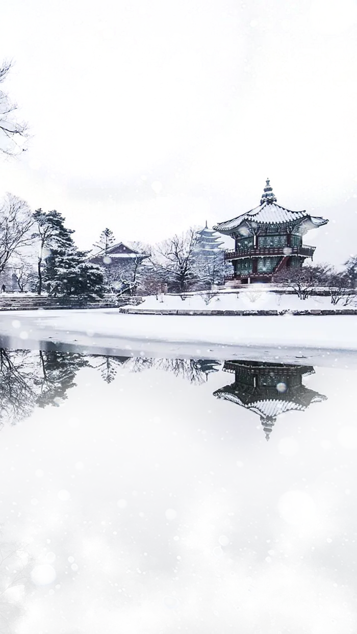 雪天下雪冬天