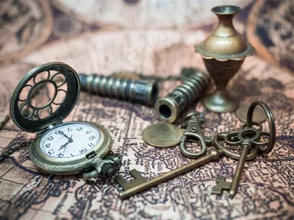 复古航海物品元素图片