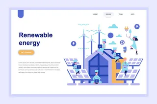 2.5D扁平化卡通商务办公科技感UI网页banner设计AI矢量EPS素材