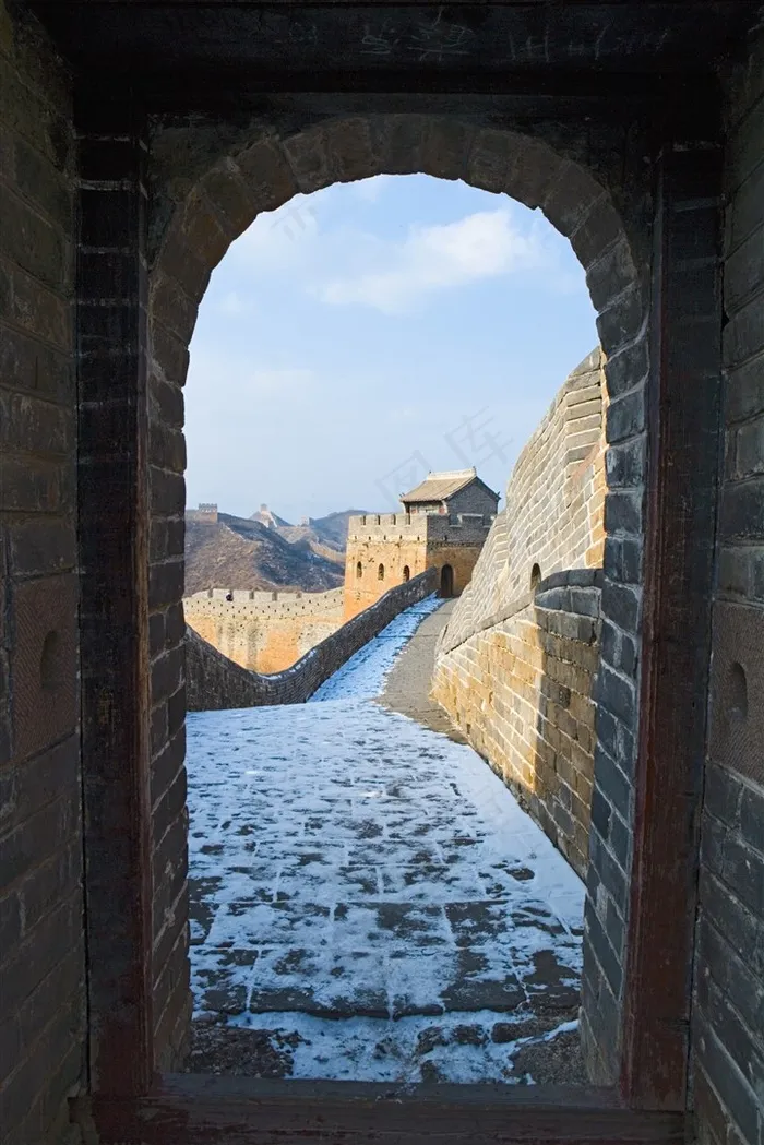 中国长城城墩图片素材