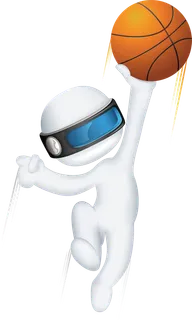 多行业戴眼镜科技感3D小人 免抠