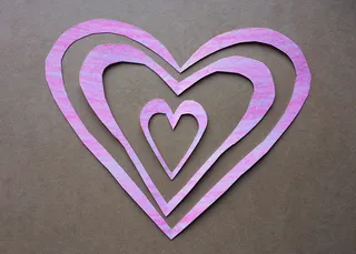 520爱心折纸图片