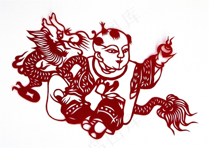 年画剪纸素材