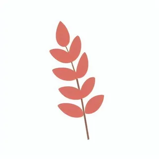 一支草插画手绘png免抠