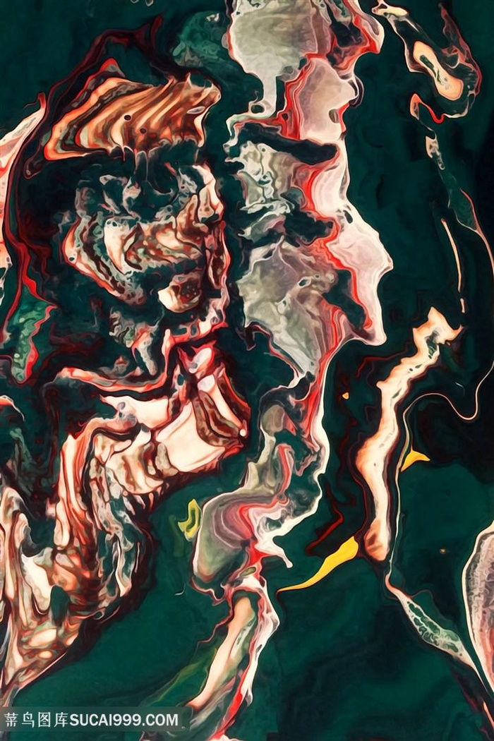 抽象唯美时尚艺术大理石油画