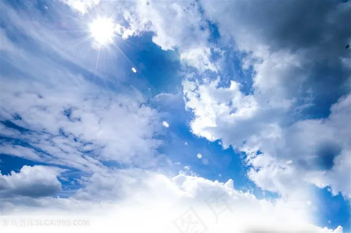 高清蓝天白云素材