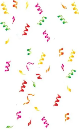 五彩纸屑 PNG免抠