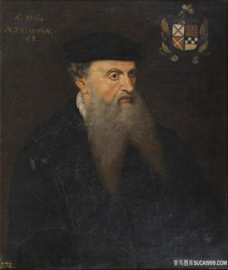 黑衣服骑士的画像挂画