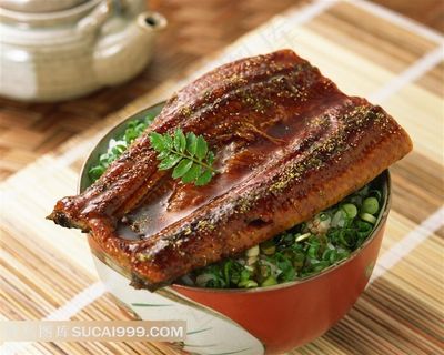 日式料理美味盖鱼饭图片素材