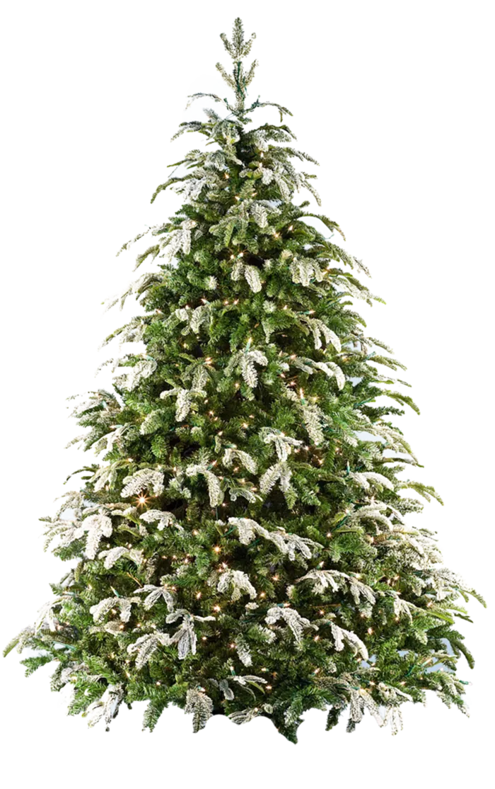 圣诞树带雪花免扣