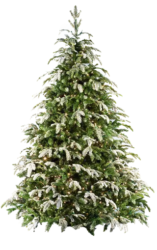 圣诞树带雪花免扣