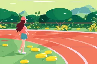 操场学生儿童花草背景