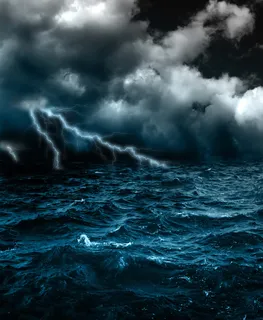 海洋闪电自然图片 海洋闪电自然图片