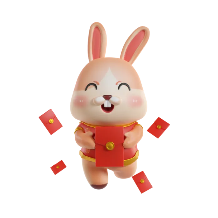 可爱兔子免抠