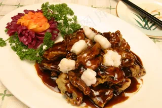 粤菜1064杭州虾爆鳝