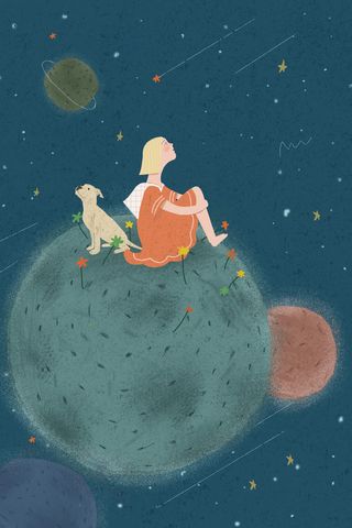 卡通温馨浪漫2月14七夕520情侣拥抱情人节主题插画海报PSD素材