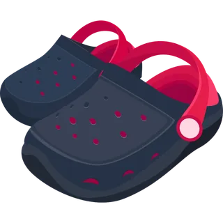 黑色洞洞鞋图标